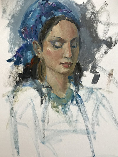 Rosie in Blue by Kathleen Lack