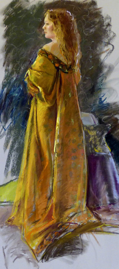Brocade Robe by Kathleen Lack