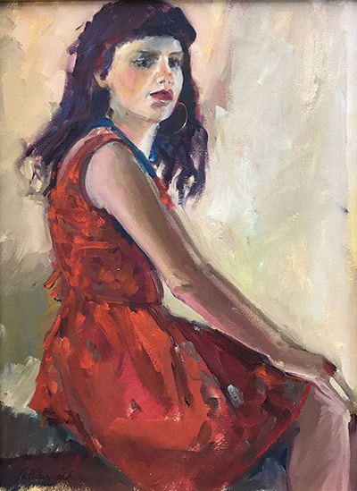 Heather in Red by Kathleen Lack