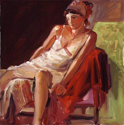 Red Drape by Kathleen Lack