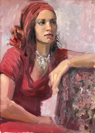 Red Dress by Kathleen Lack