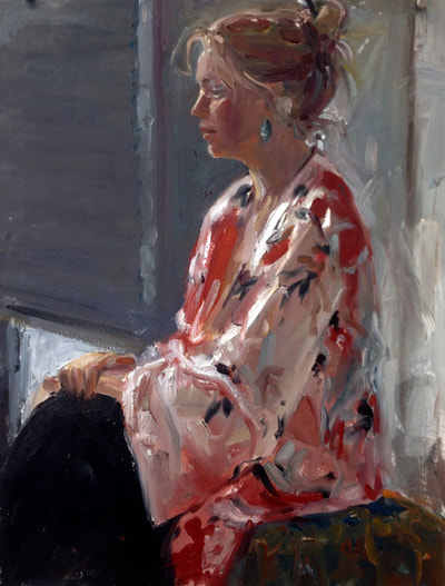Tabitha in Kimono by Kathleen Lack